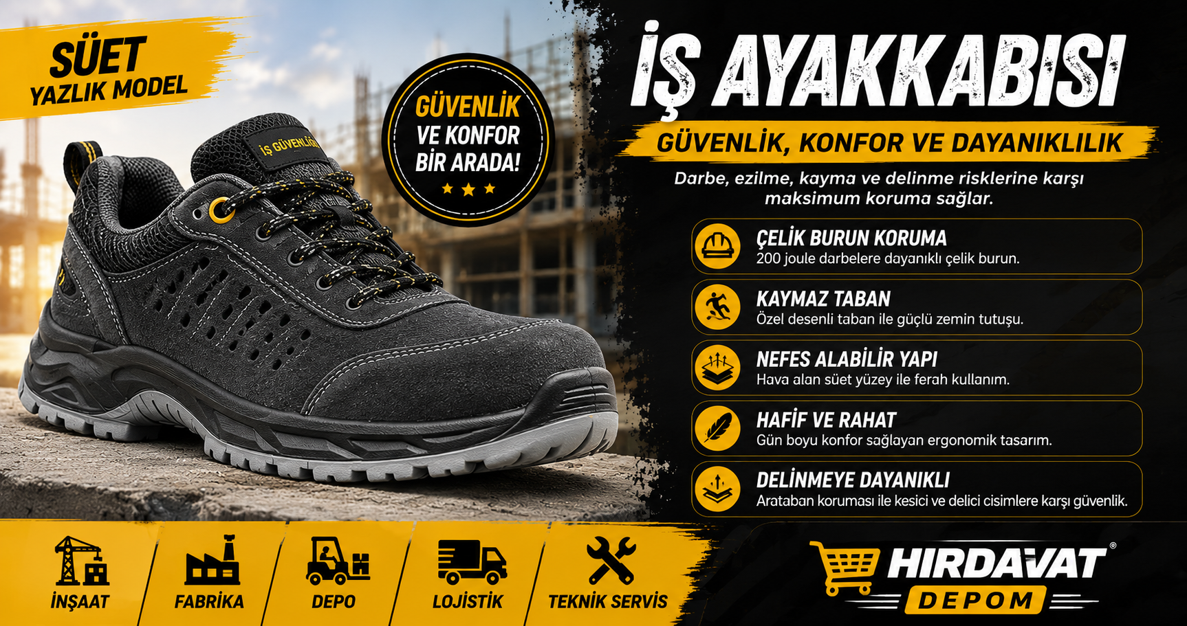 İş Ayakkabısı Nasıl Seçilir? İş Güvenliği İçin Doğru Ayakkabı Rehberi