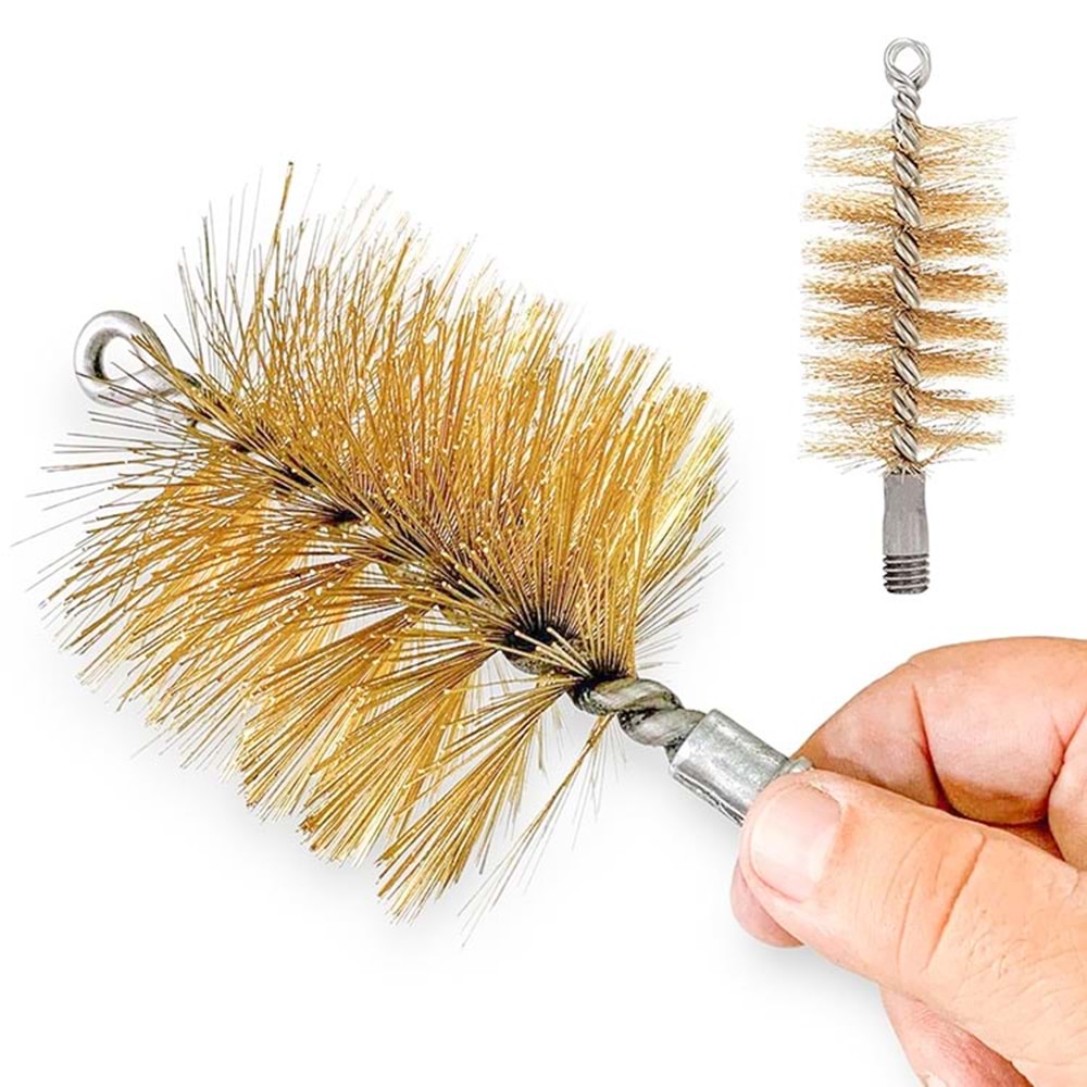 Kazan Fırçası No: 5.5 Kalorifer Kazan Fırçası Kalorifer Boru Temizleme Makinası Boru Temizleme Fırçası