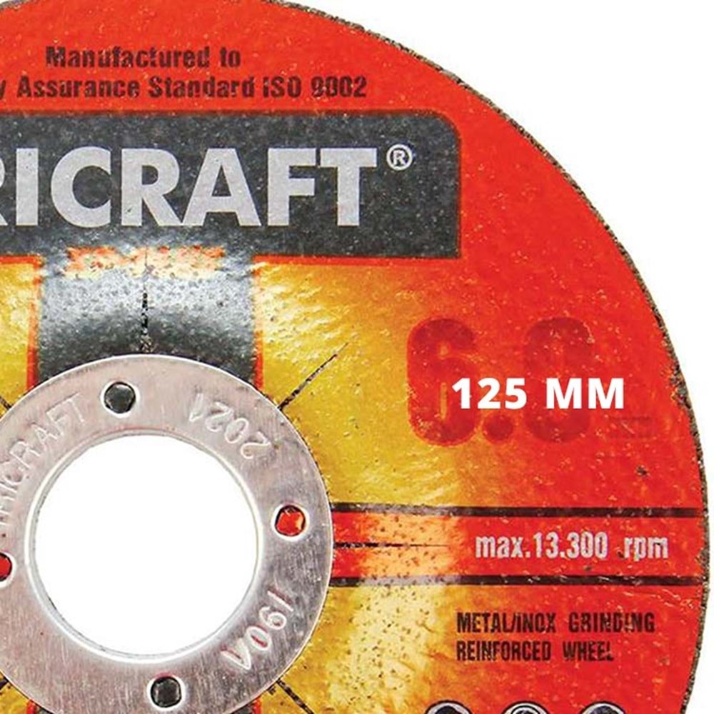 İnox Kesici Taş 125*1 Mm Tricraft profesyonel taş