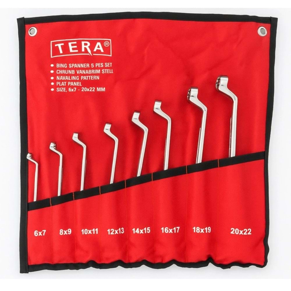 Anahtar Takımı Yıldız 8 Parça TERA PRO
