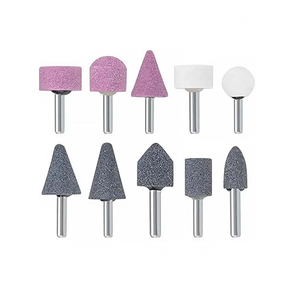 Gravür Seti 10’lu Mini Taşlama Fırçalama Zımparalama