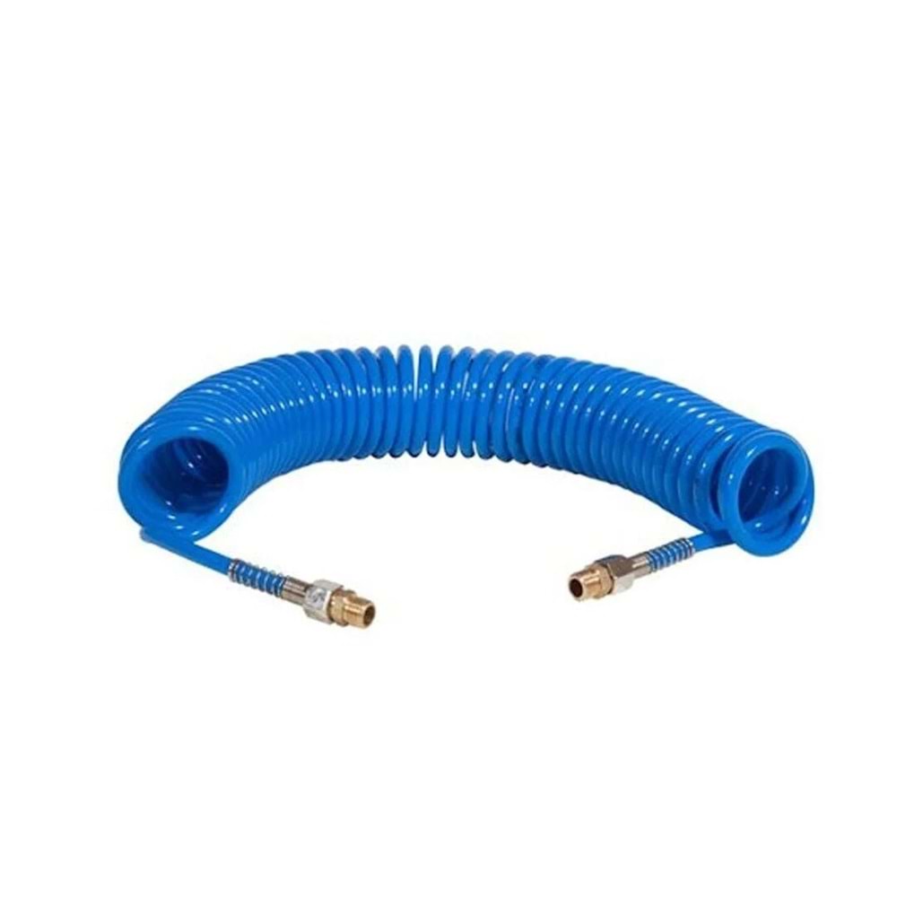 15 Mt Kompresör Poliüretan Spiral Hava Hortumu Süper 5*8 - 15 Metre