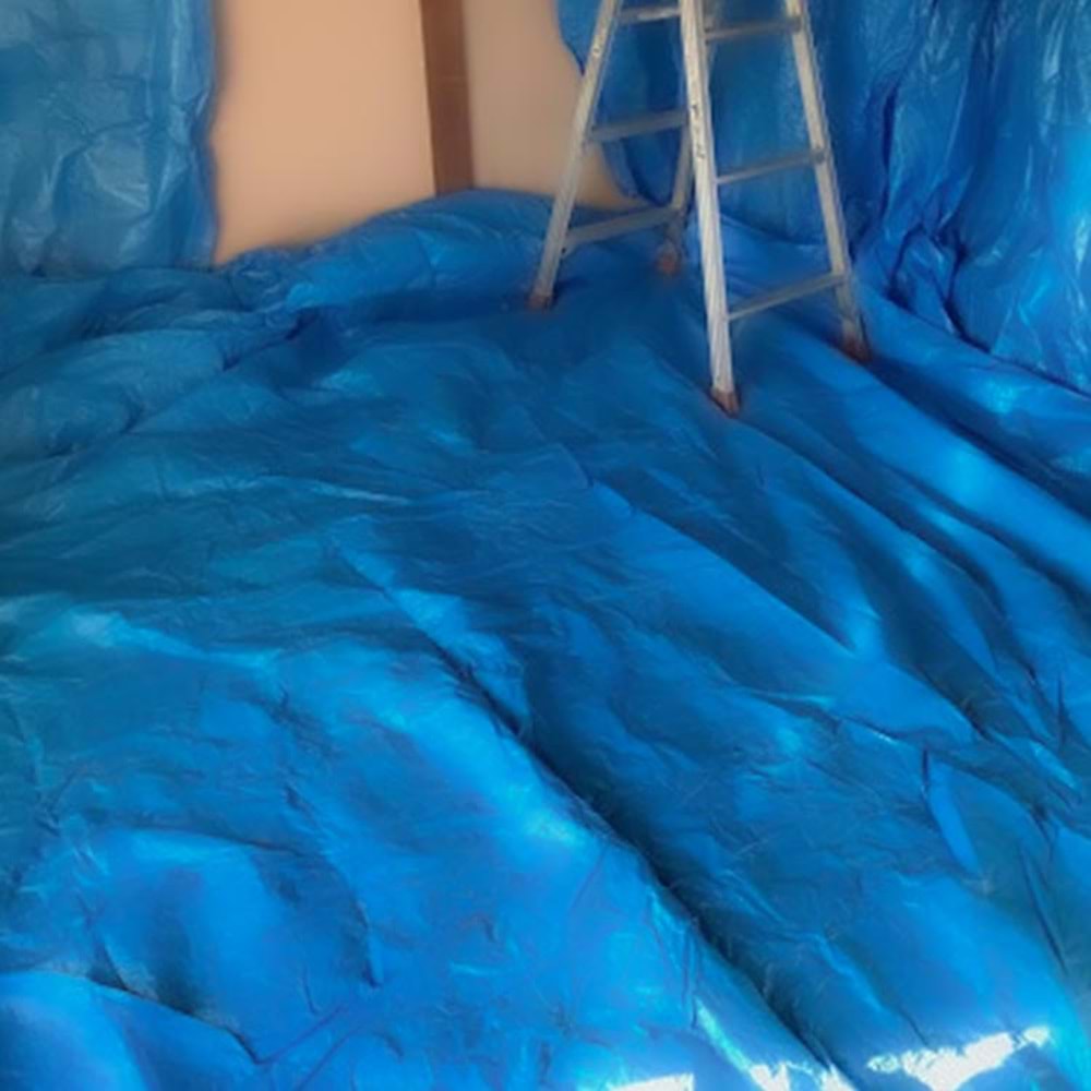 Koruyucu Örtü Branda 32 M2 İzmir Fırça Mavi Kalın Pratik Branda