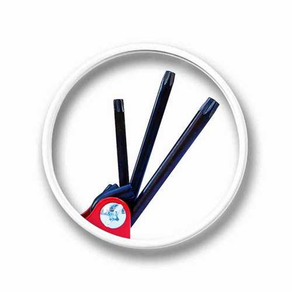 Çakı Alyan Seti 8 Parça Torx Eltos Katlanır