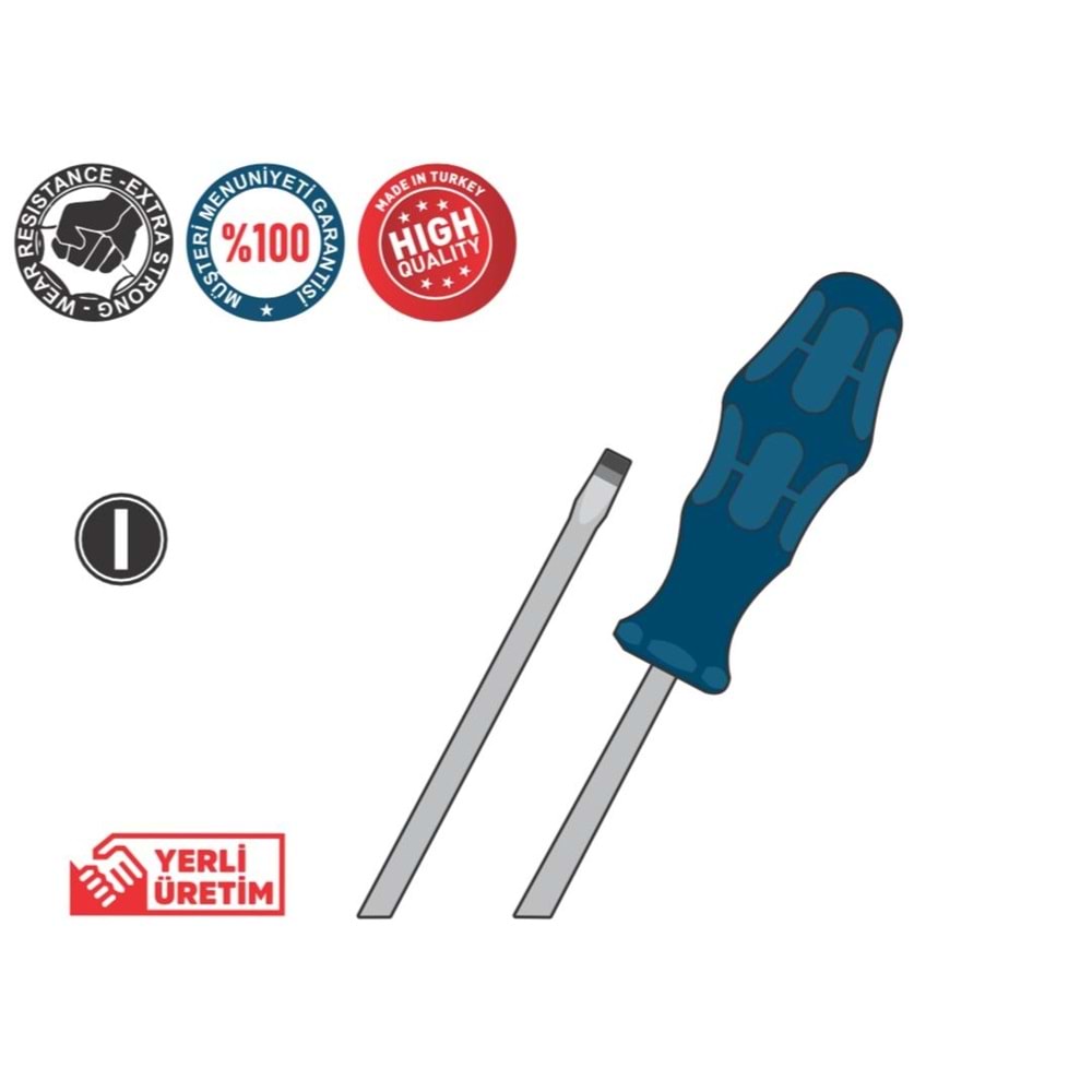 Tornavida Düz Tornavida 5*150 Cmc Tools
