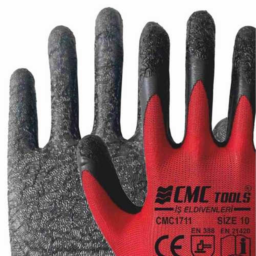 Eldiven Latex Eldiven 1/2 Kırmızı