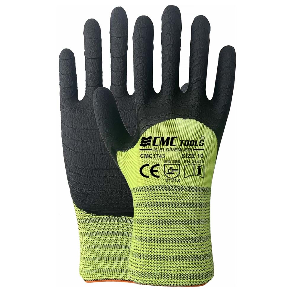 Eldiven Pütürlü Soft Eldiven 3/4 Yeşil