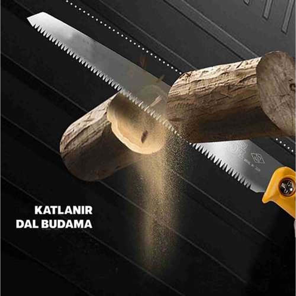 Budama Testeresi – Katlanır İnce Dişli Budama Testeresi 180 mm