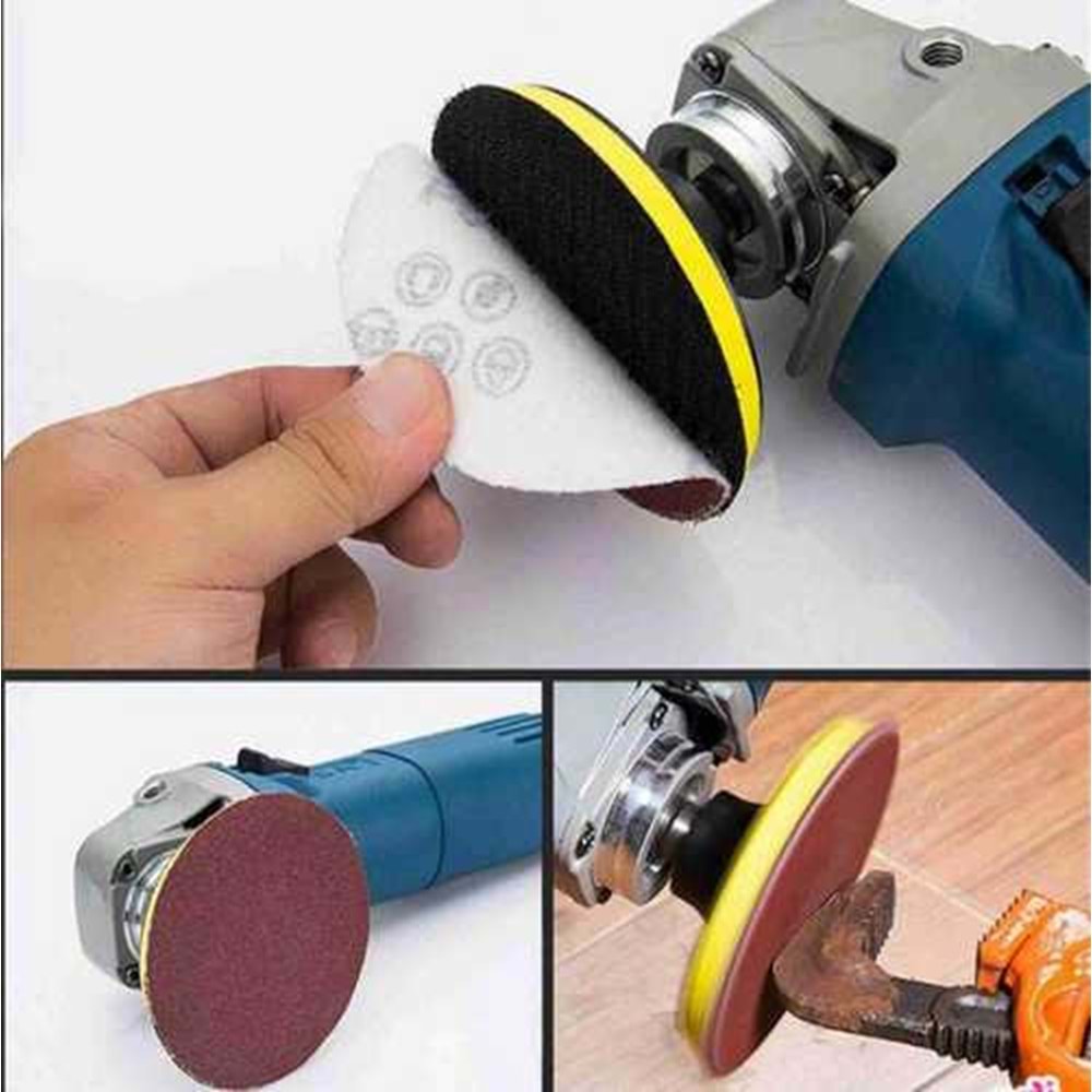 Cırtlı Zımpara Pedi 180 Mm 40 Kum