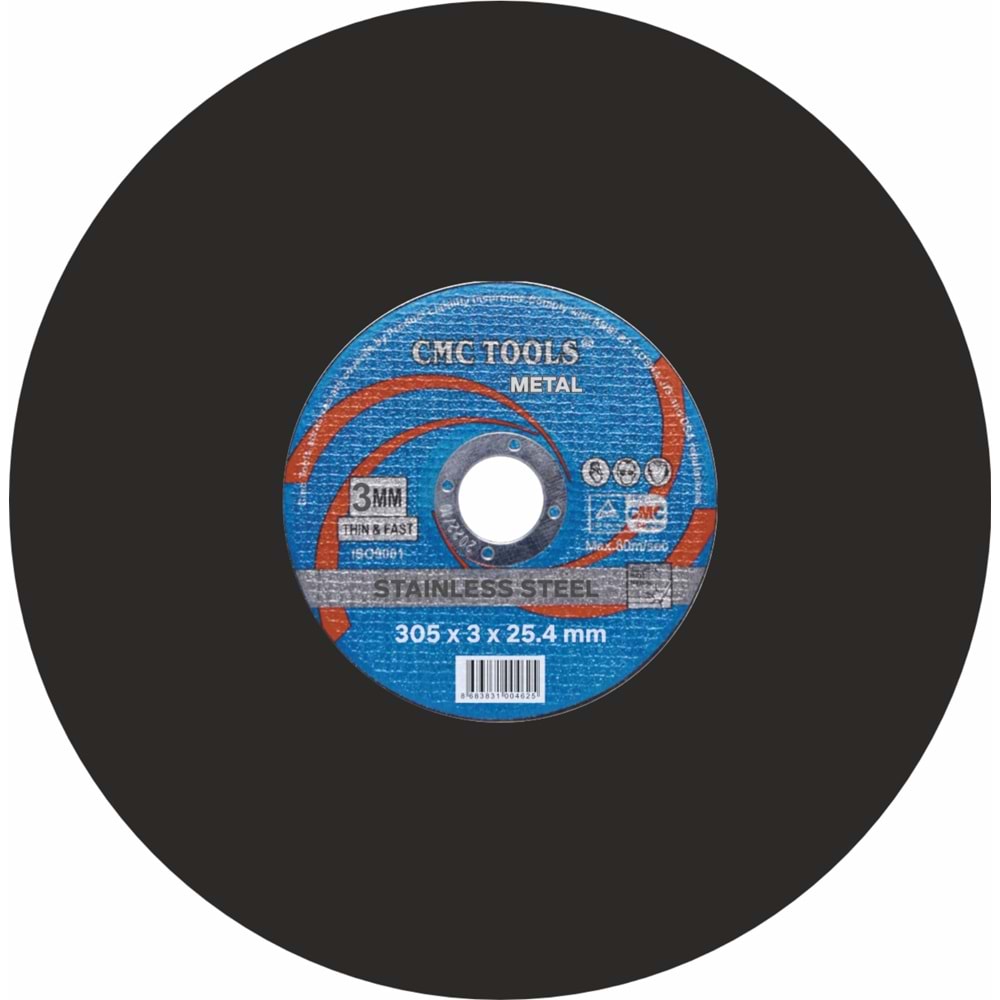 Kesici Taş 305*30 Cmc Tools Metal Kesici Taş Canavar Taşı Metal Canavar Taşı