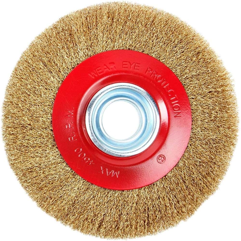 Çelik Tel Fırça Dairesel Çelik Tel Fırça 175 Mm