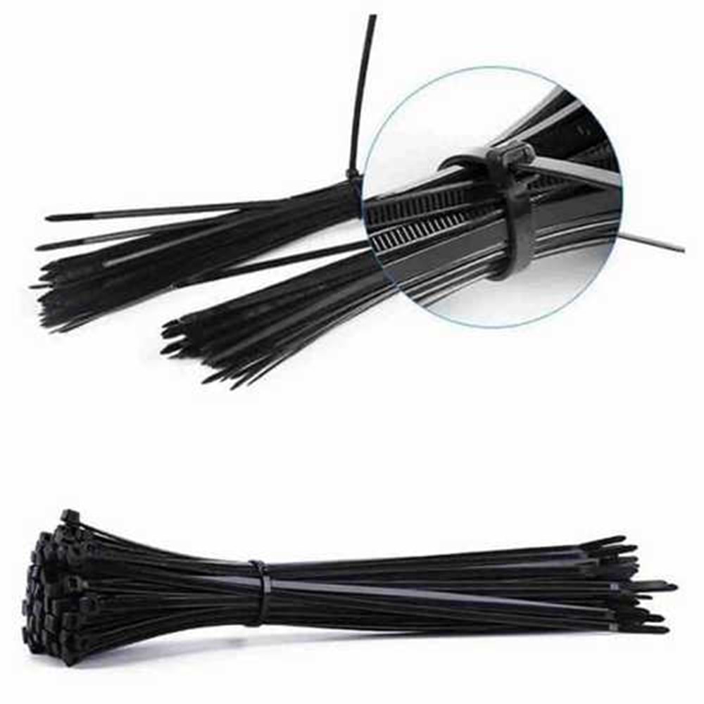 Cırt Kelepçe Siyah Cırt Kelepçe 3.6*350 wdr-16