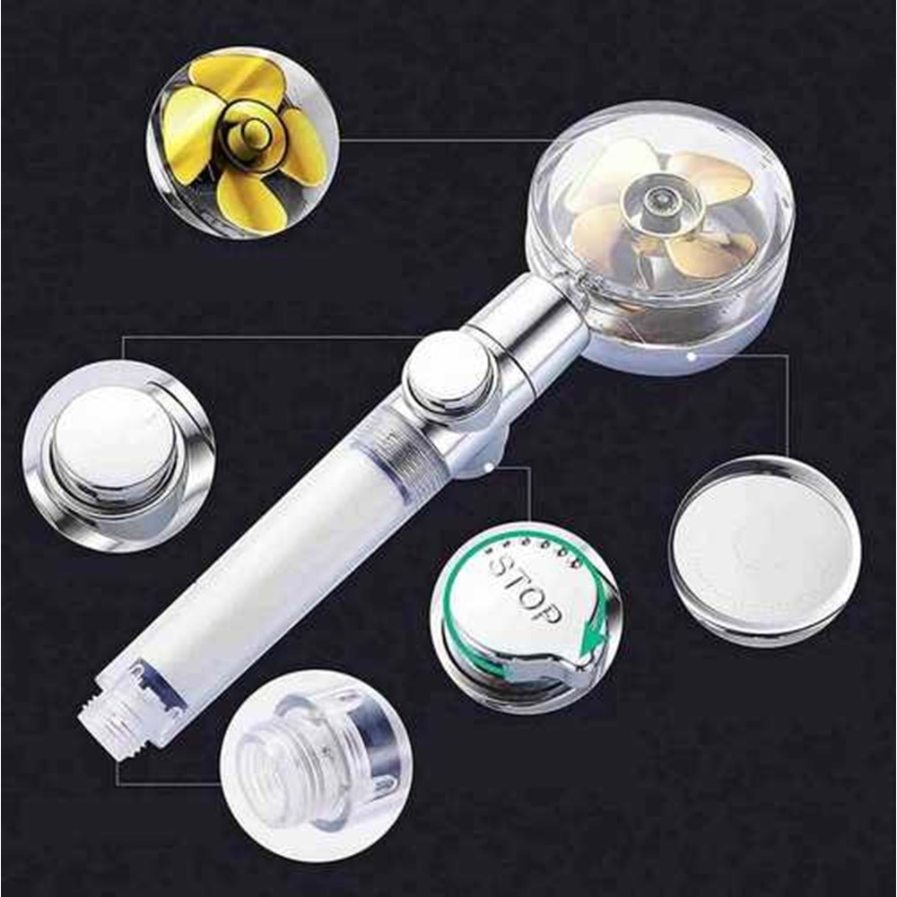 Duş Başlığı 3 Fonksiyon Pervane Cmc5092