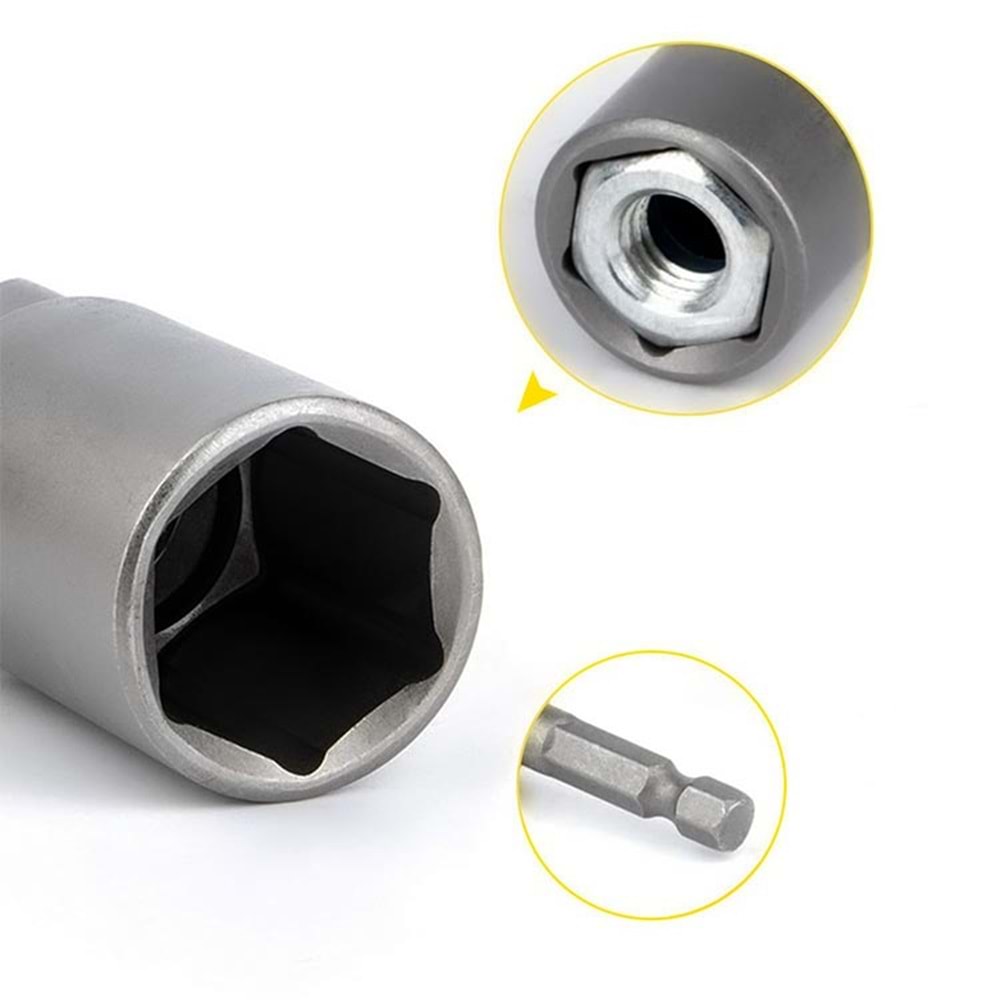 Somun Adaptörü 10*45 CMC Manyetik Somun Sıkma Adaptörü