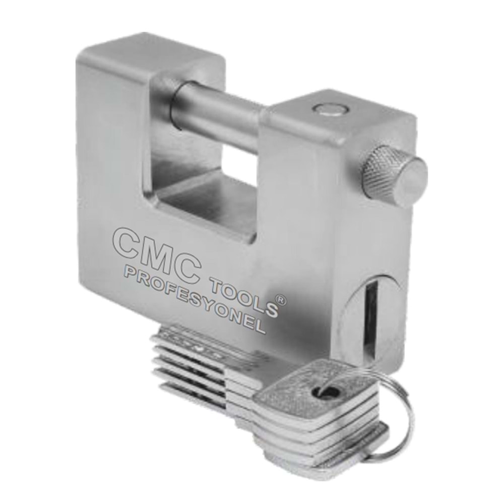 Asma Kilit Cmc Çelik Yassı Kilit Bilyalı 85 Mm Asma Kilit (Özel Kutulu)