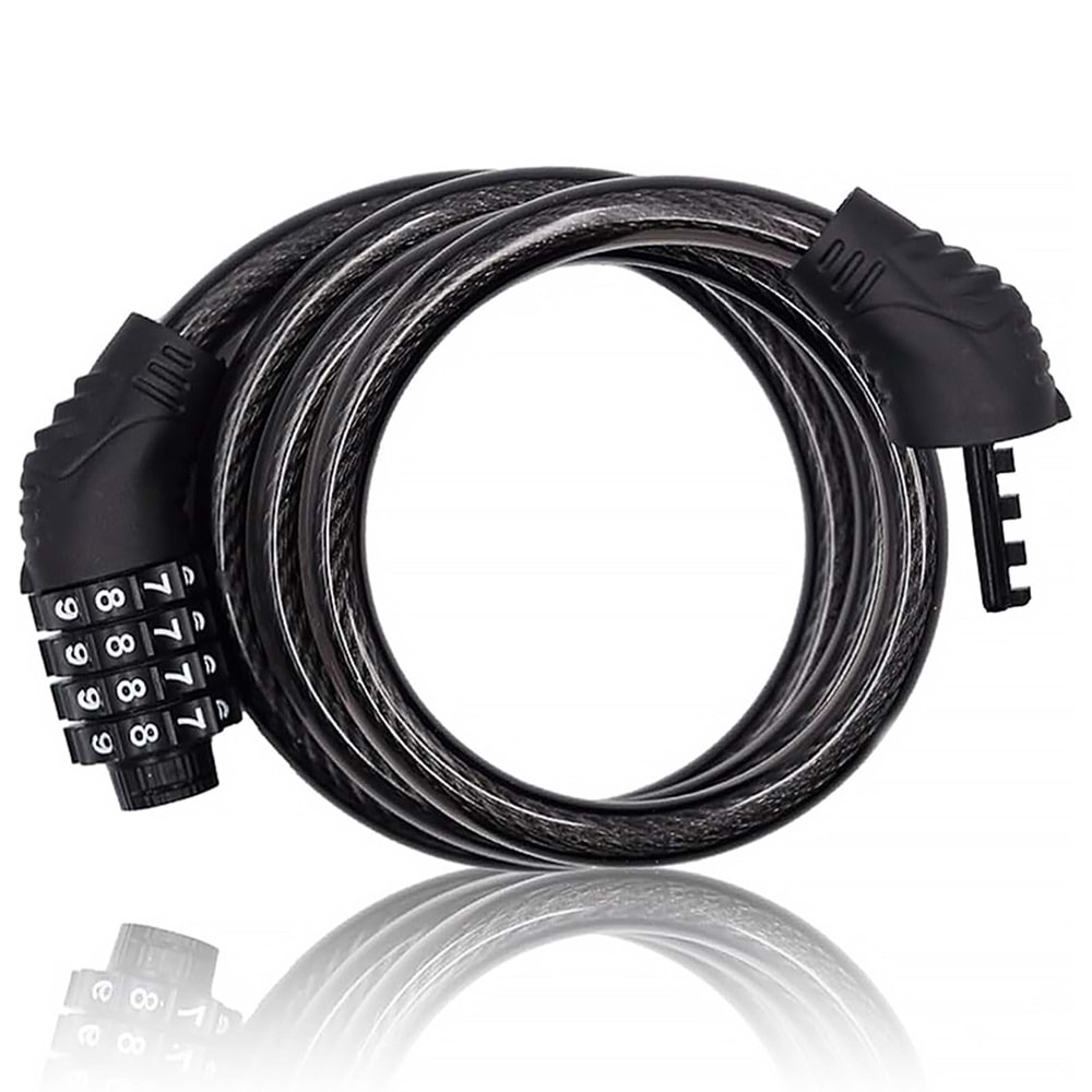 Bisiklet Kilidi Şifreli 80 Cm 12 mm