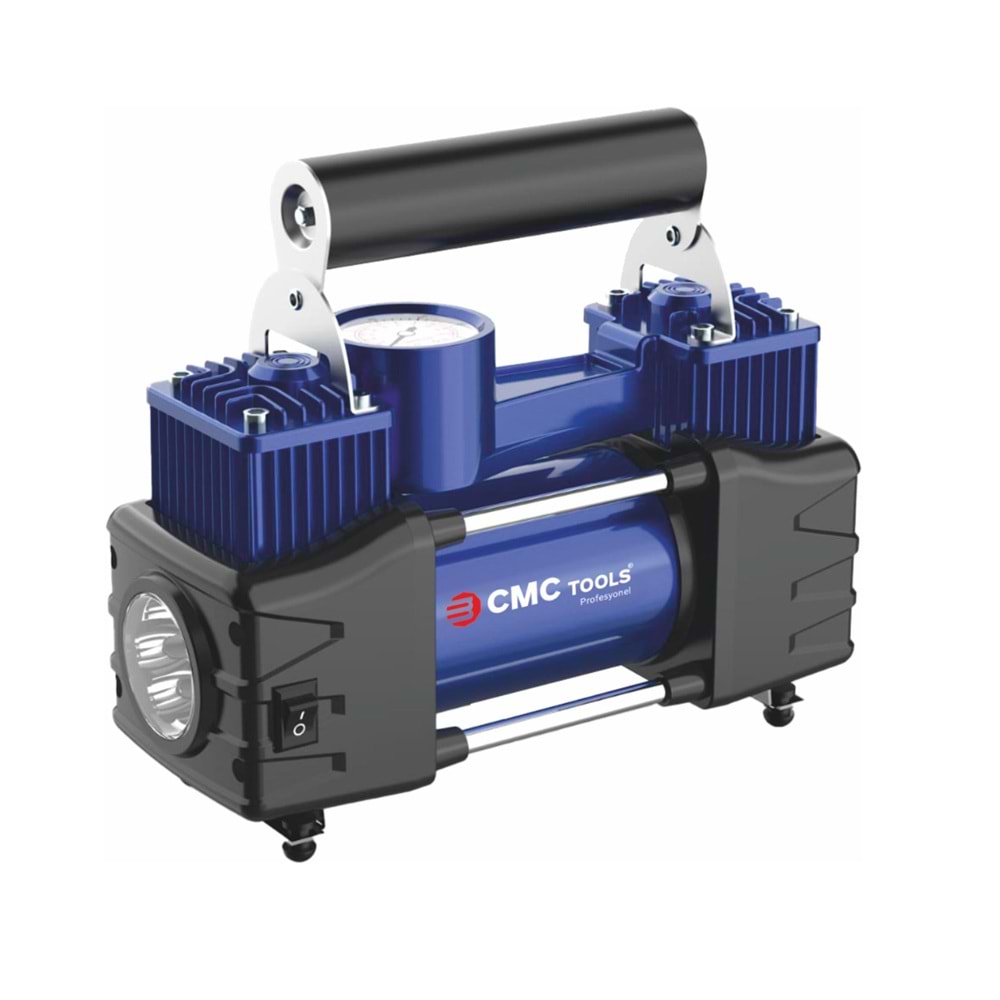 Hava Kompresörü CMC Çift Piston 12 Volt