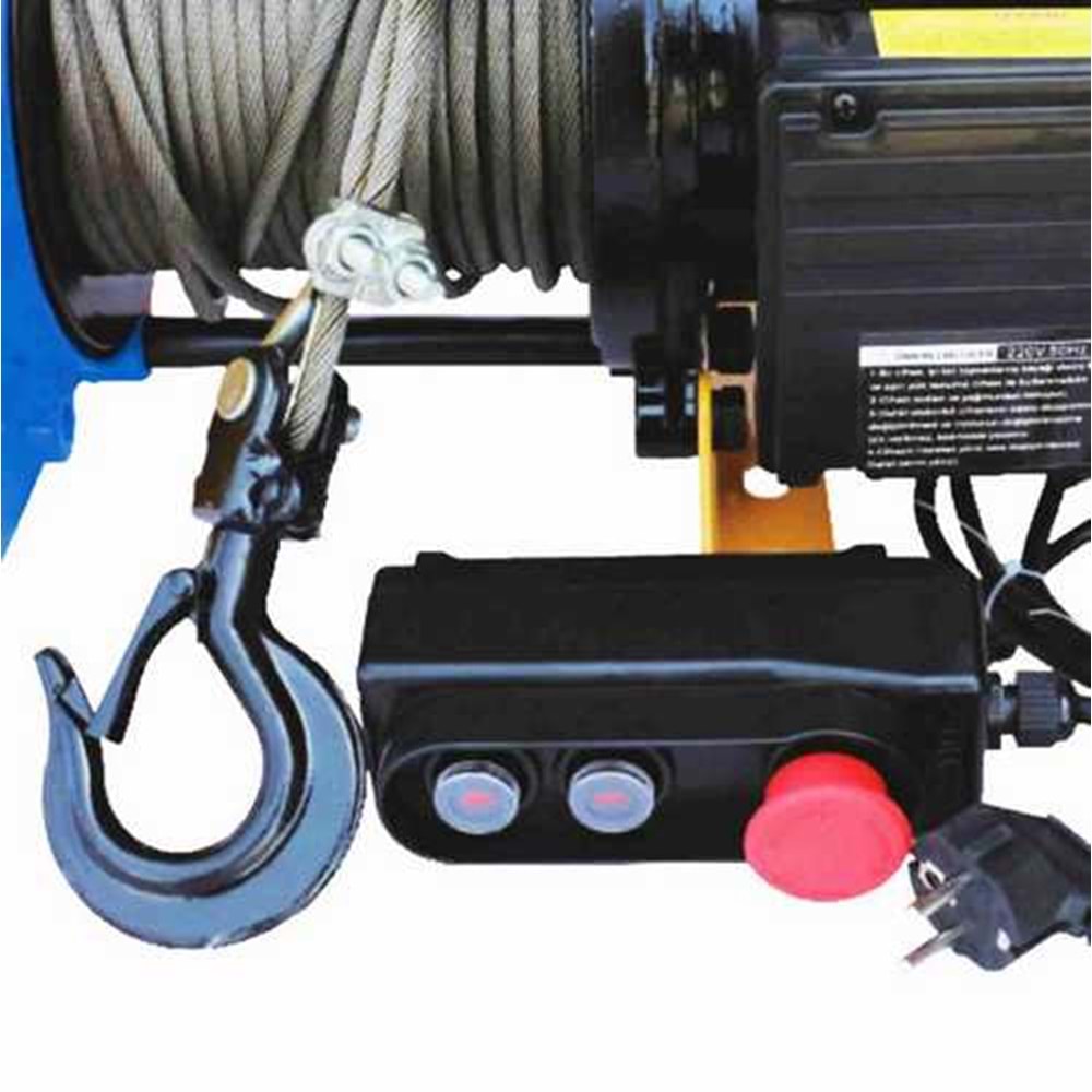Elektirikli Vinç 750-1500 Kg 2200 W Cmc Tools (Bakır Motor)