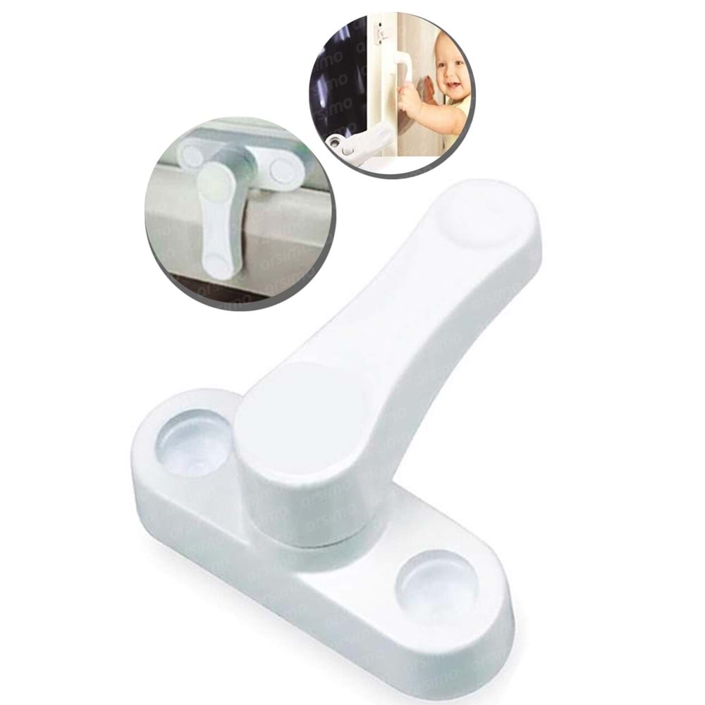 Pvc Kapı Pencere Kilidi Plastik Pimapen Kilidi Bebek Çocuk Güvenlik Emniyet Kilidi