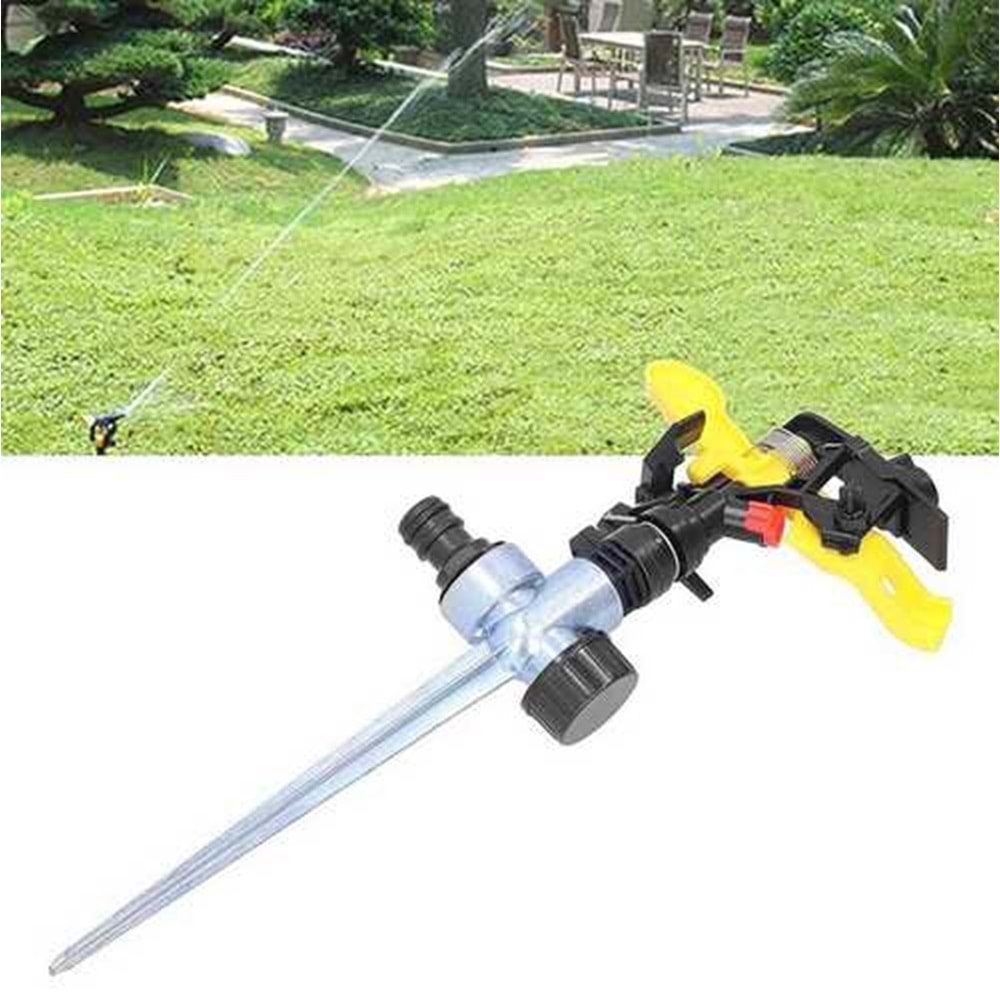 Fıskiye Dmax Metal Ayarlı Spring Bahçe Sulama Fıskiyesi