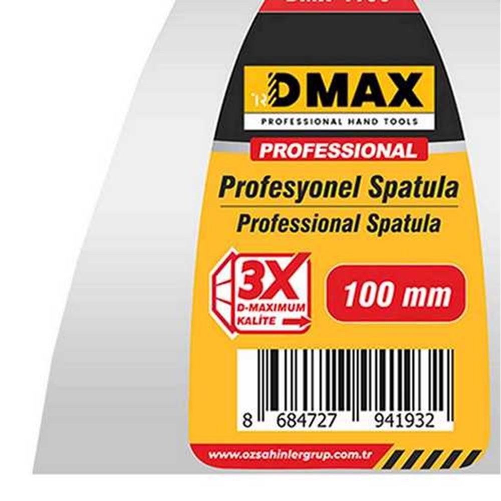 Spatula Fiber Saplı Spatula 125 MM DMAX