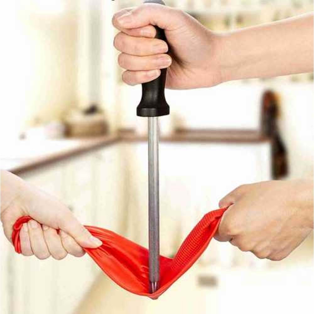 Eldiven M Beden Bay-El Ekstra Güçlü Eldiven EL435 İş Eldiveni Bulaşık Eldiveni Bay-El Kauçuk Eldiven