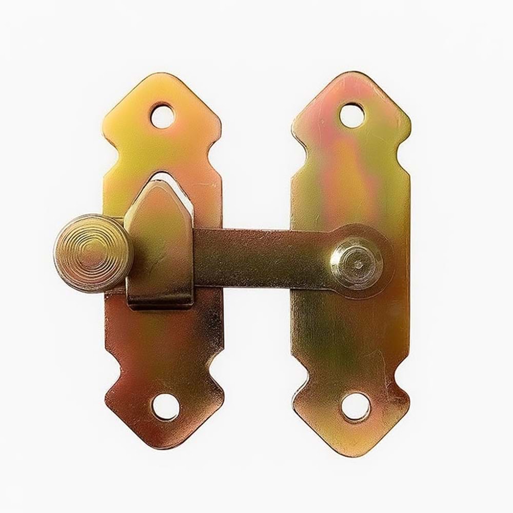 Ferforje Fransız Kilidi Jan Jan Bahçe Kapısı Mandalı Eskitme Jan Jan Kapı - Sandık - Kapak Mandalı Tırka