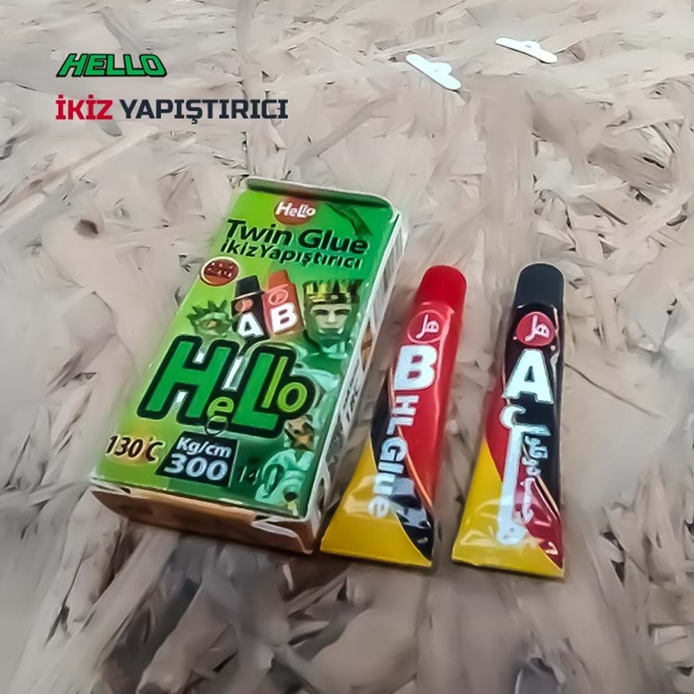 İkiz Yapıştırıcı Güçlü Hello 14 Gr-130 C-30Kg/Cm