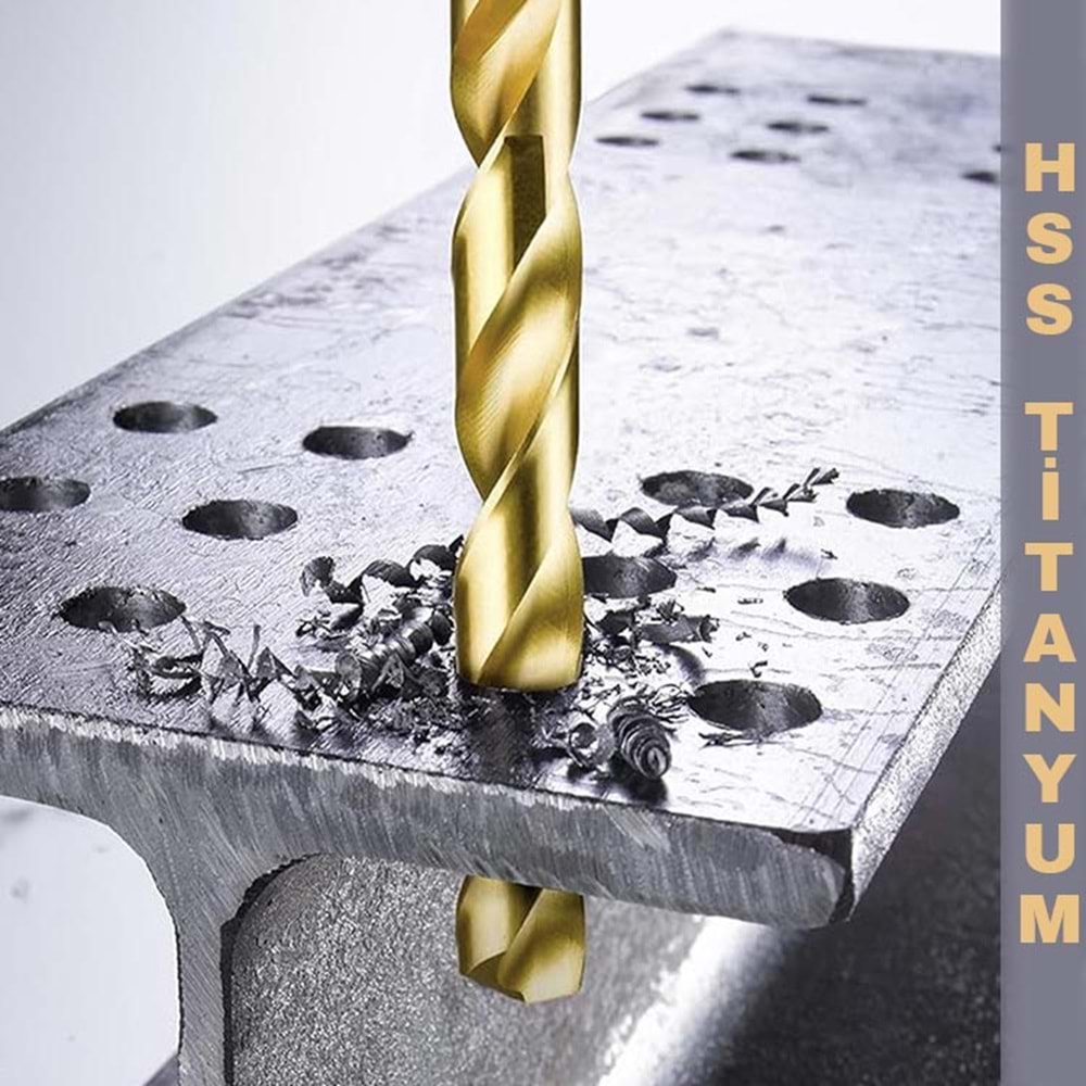 Matkap Ucu HSS Titanyum 3 MM