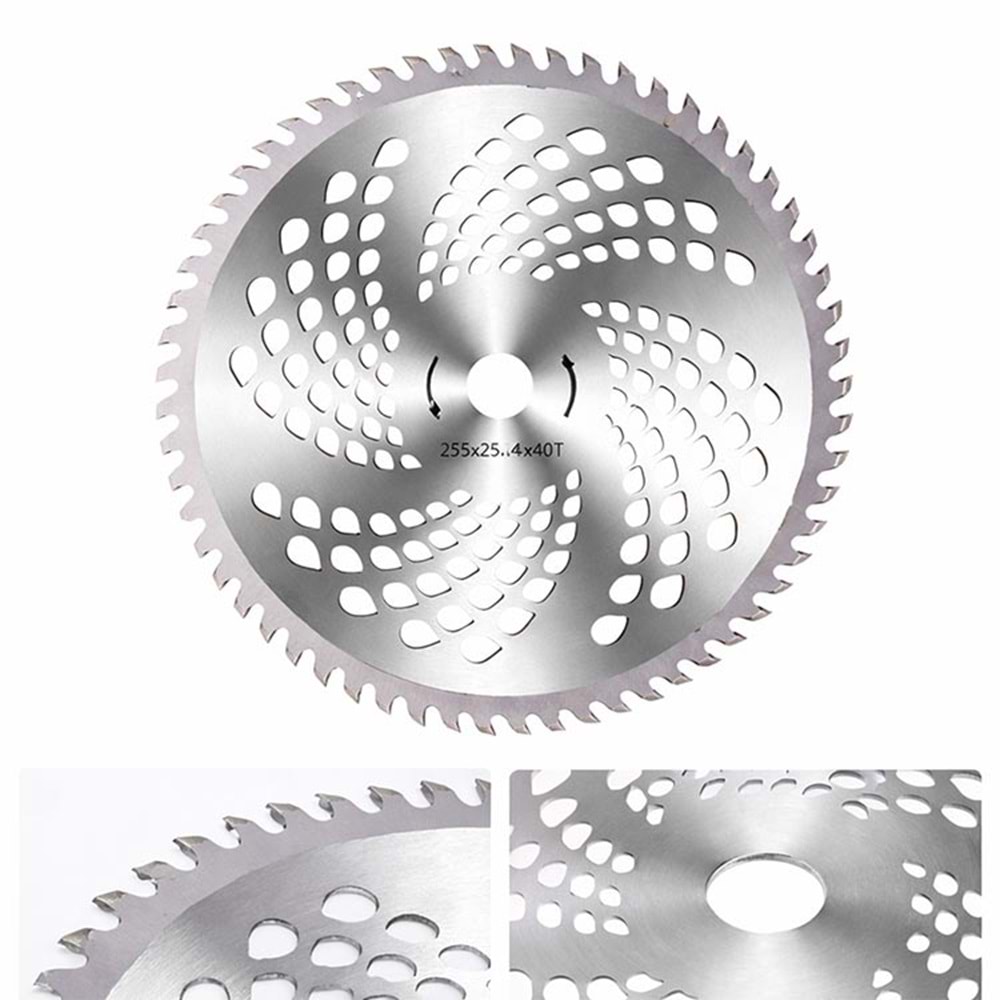 Tırpan Testeresi 40T Silver 255x25,4 mm IBL-TA15