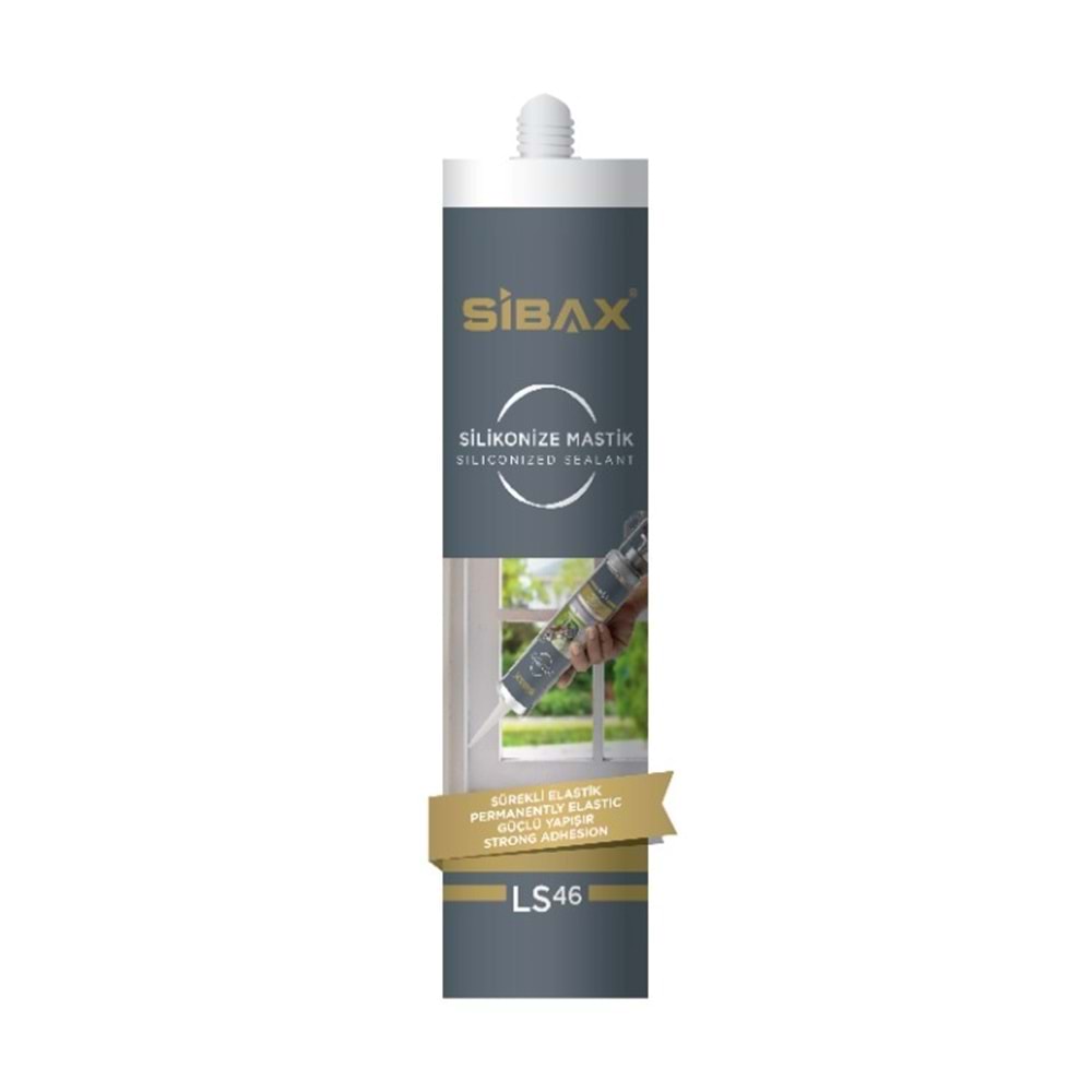 Mastik Sibax Ls46 Sibax Silikonize Mastik 450 Gr Antrasit