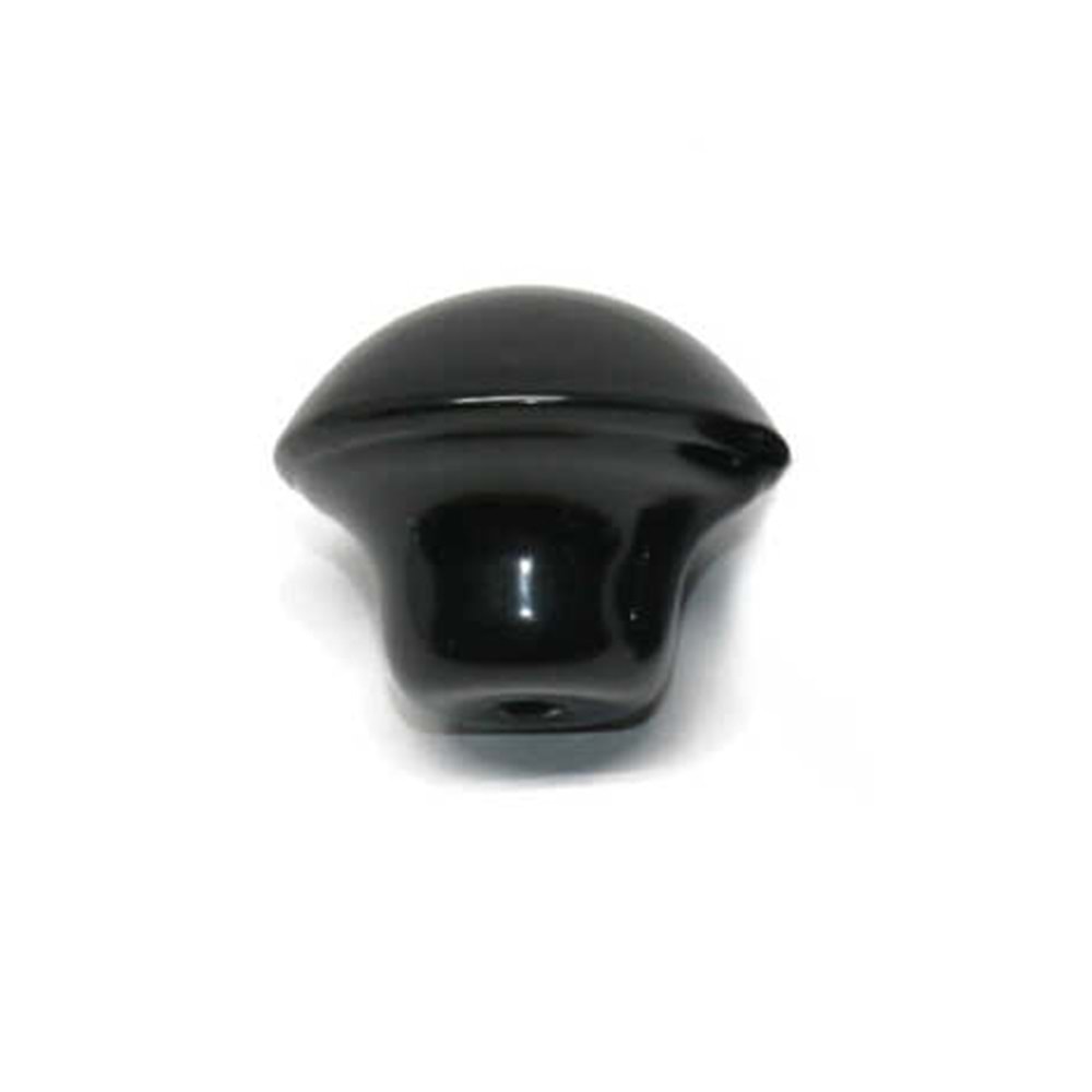 Mantar Düğme Siyah PK100 Mobilya Mutfak Çekmece Dolap Kulpu Kapak Kulpu