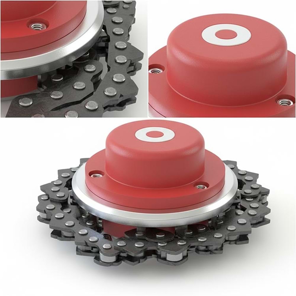 Zincirli Canavar Başlık Tırpan Uyumlu Ot Kesme Aparatı