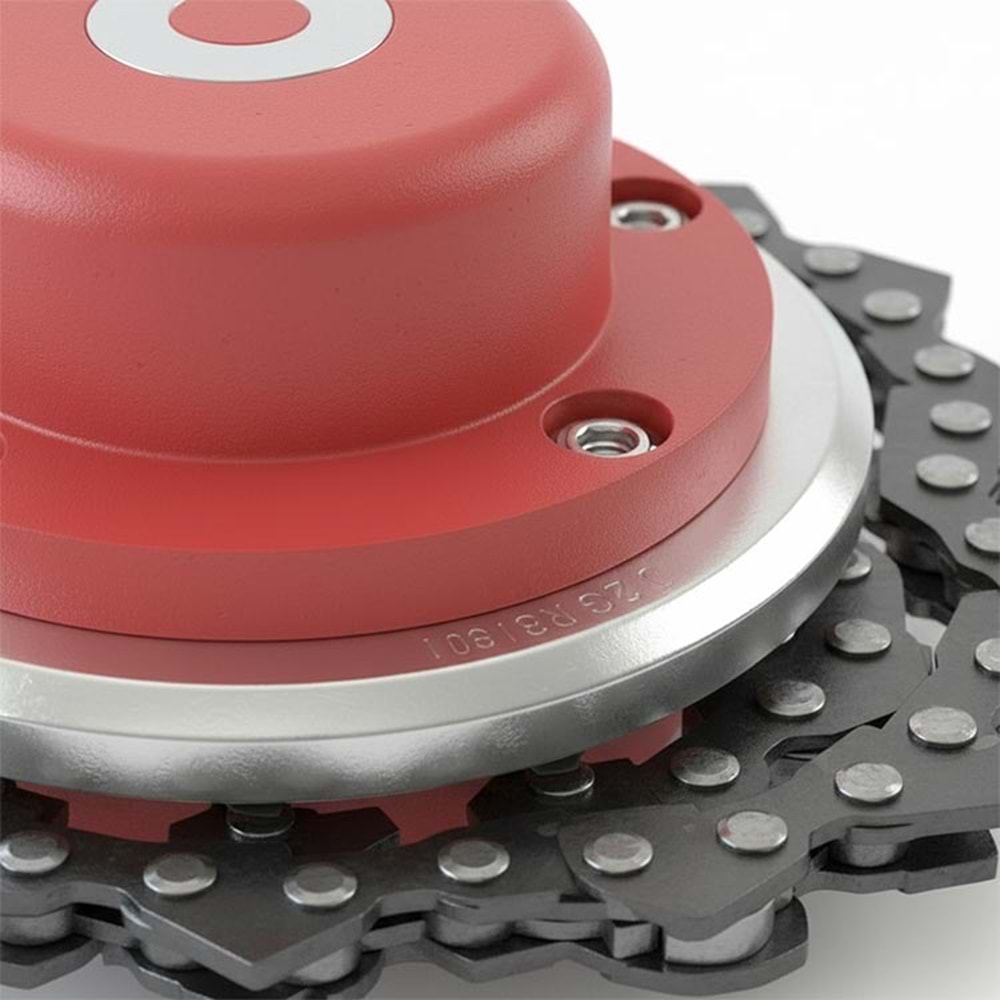 Zincirli Canavar Başlık Tırpan Uyumlu Ot Kesme Aparatı