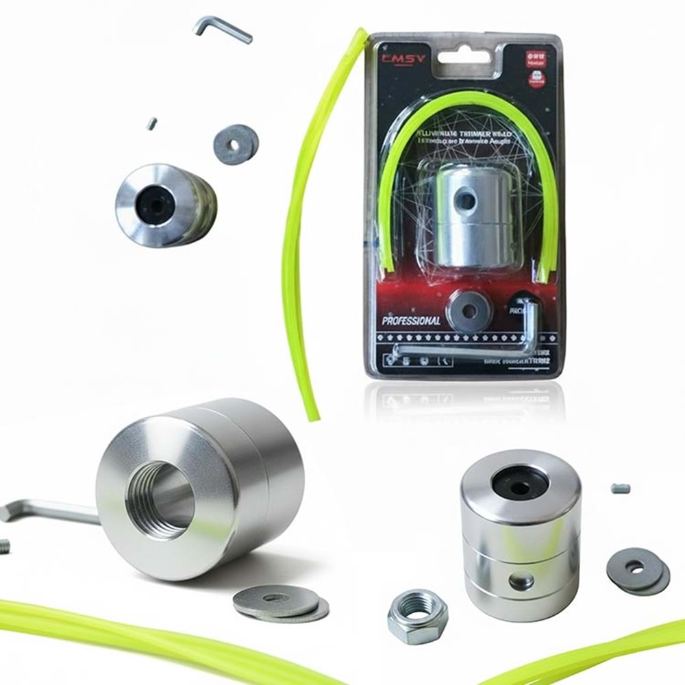 Örümcek Misina Başlık Tırpan Uyumlu Misina Kesme Aparatı