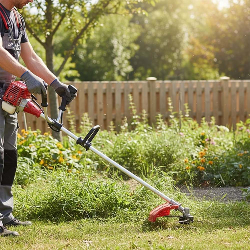 Benzinli Sırt Tırpan 51.7 cc 2 HP İki Zamanlı Çim Biçme Motoru