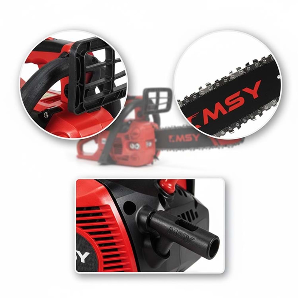 Benzinli Ağaç Motoru Premium 1.2 HP 25.4 cc 12 İnç Dal Kesme