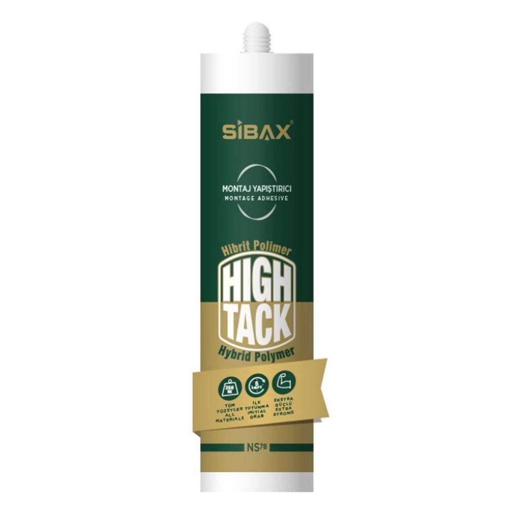 Montaj Yapıştırıcısı Beyaz Store Ns78 Hibrit High-Tack Montaj Yapıştırıcısı
