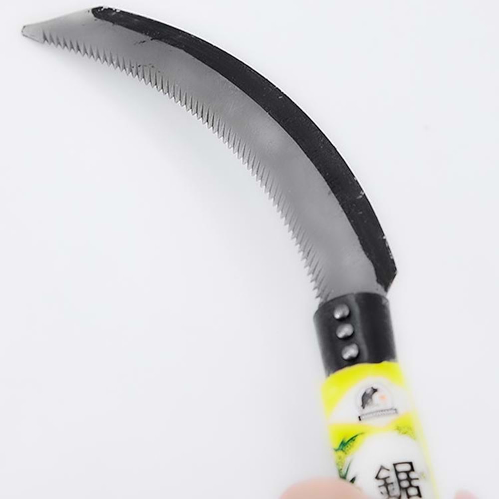 Orak – Büyük Ahşap Saplı Orak 45 cm | Tarım ve Hasat Orağı