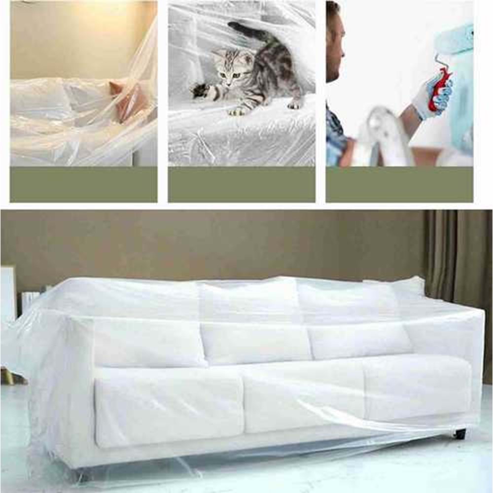 Koruyucu Örtü Hışır 32 M2 İzmir Fırça Boya Badana Örtüsü