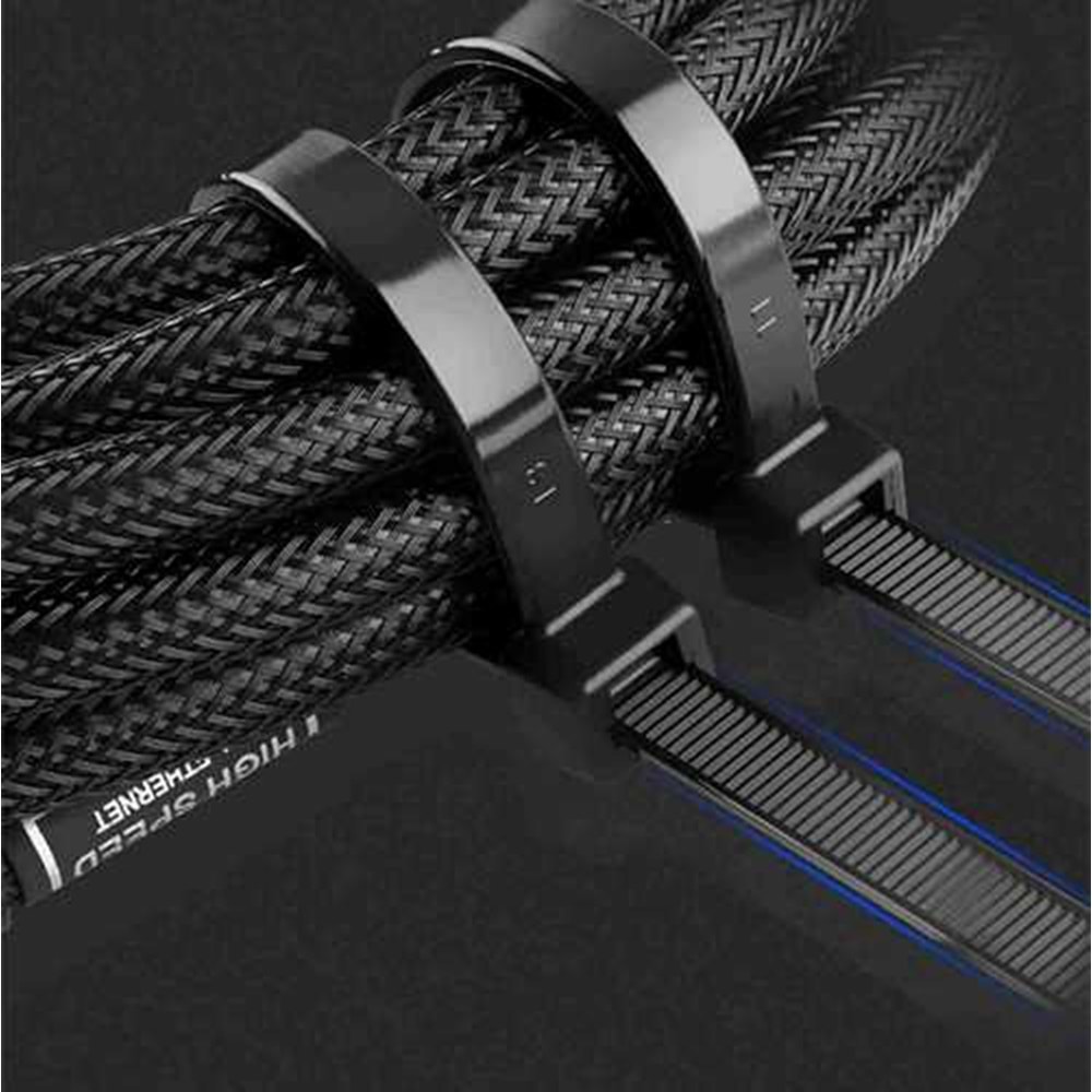 Cırt Kelepçe 25'li Cırt Kelepçe Siyah 3.6*300