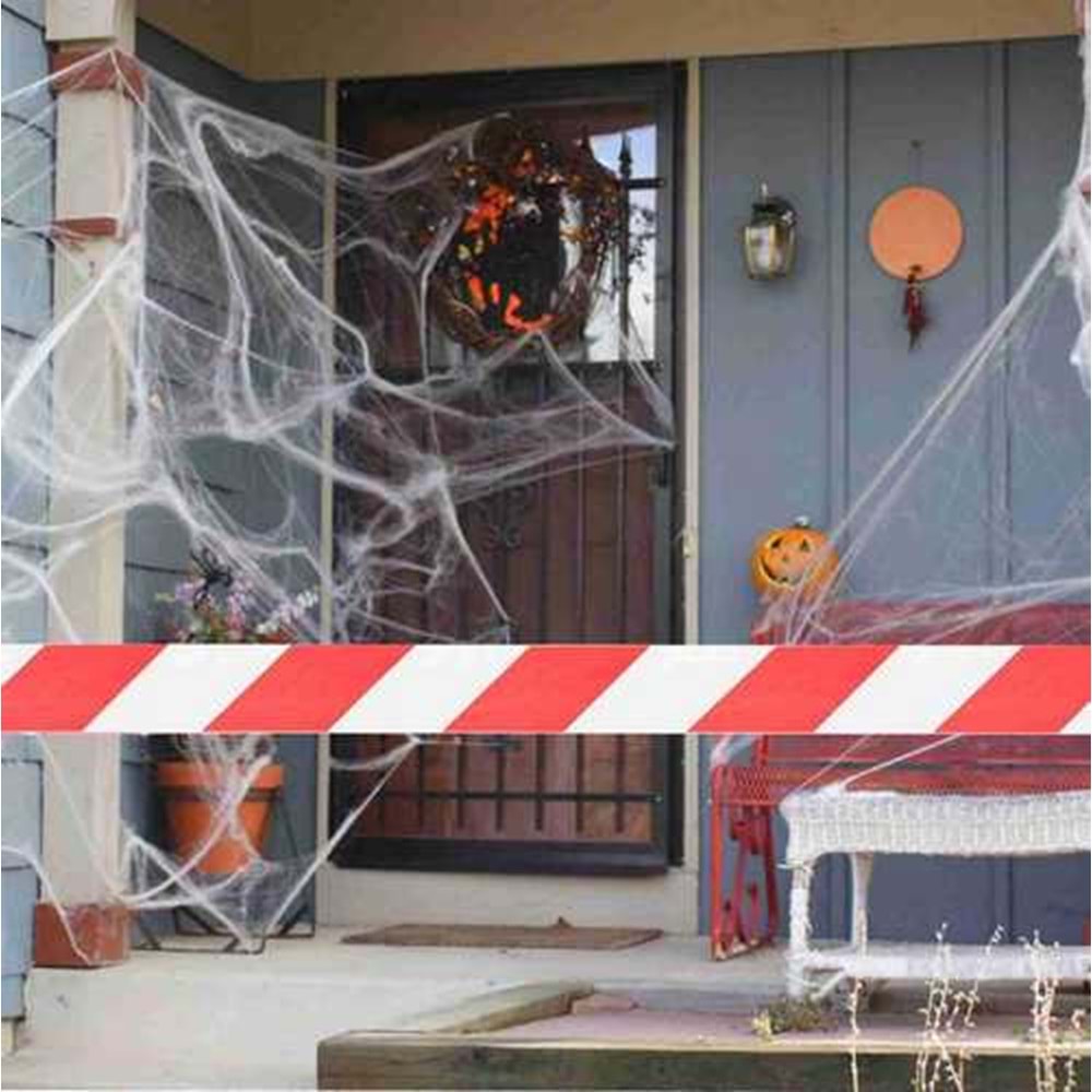 Emniyet Şeridi İkaz Bandı 6x70 Kırmızı Beyaz Uyarı Bandı