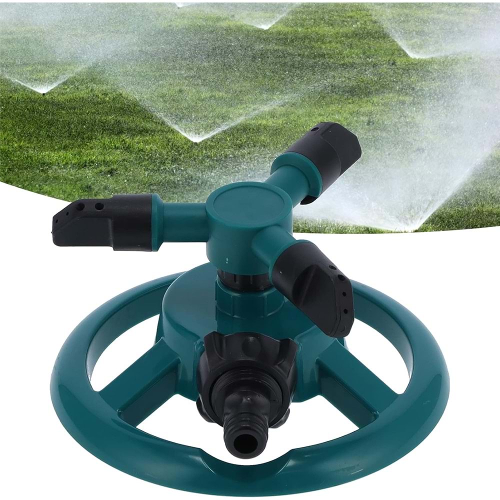 Fıskiye – Ayarlanabilir Otomatik 360° Dönebilen 12 Nozullu Bahçe Sulama Fıskiyesi