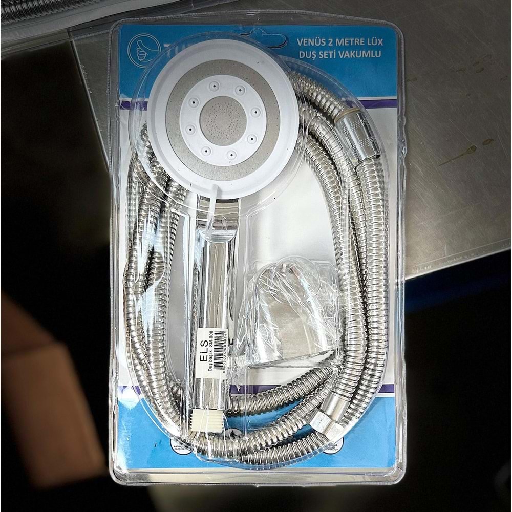 Duş Seti Lüx Venüs Vakumlu 2m