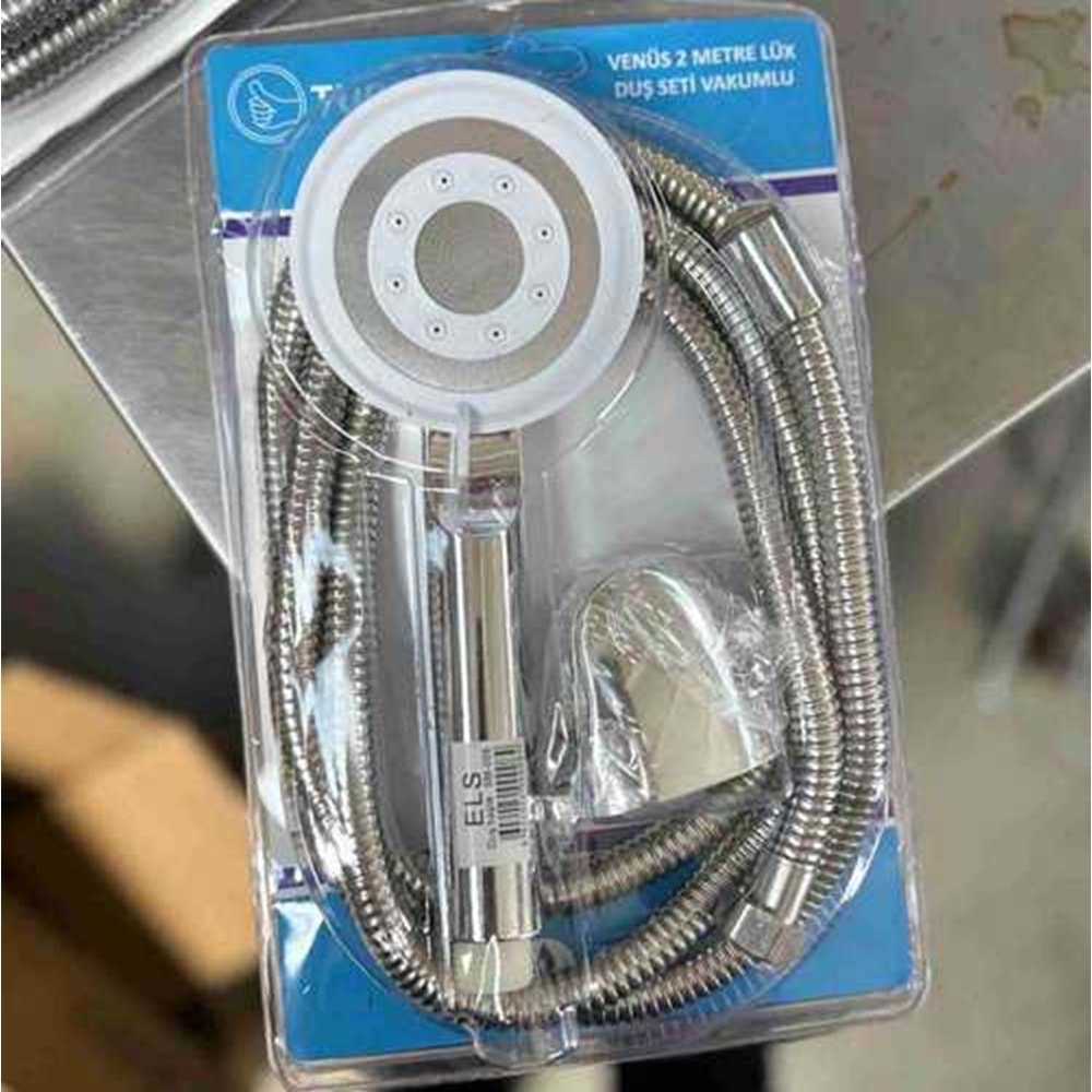 Duş Seti Lüx Venüs Vakumlu 2m