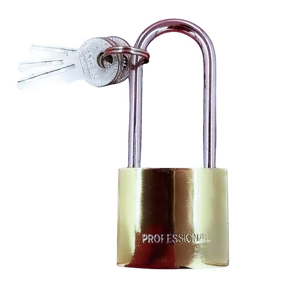 Asma Kilit Tudor Sarı Gold Uzun X 32 Mm Asma Kilit