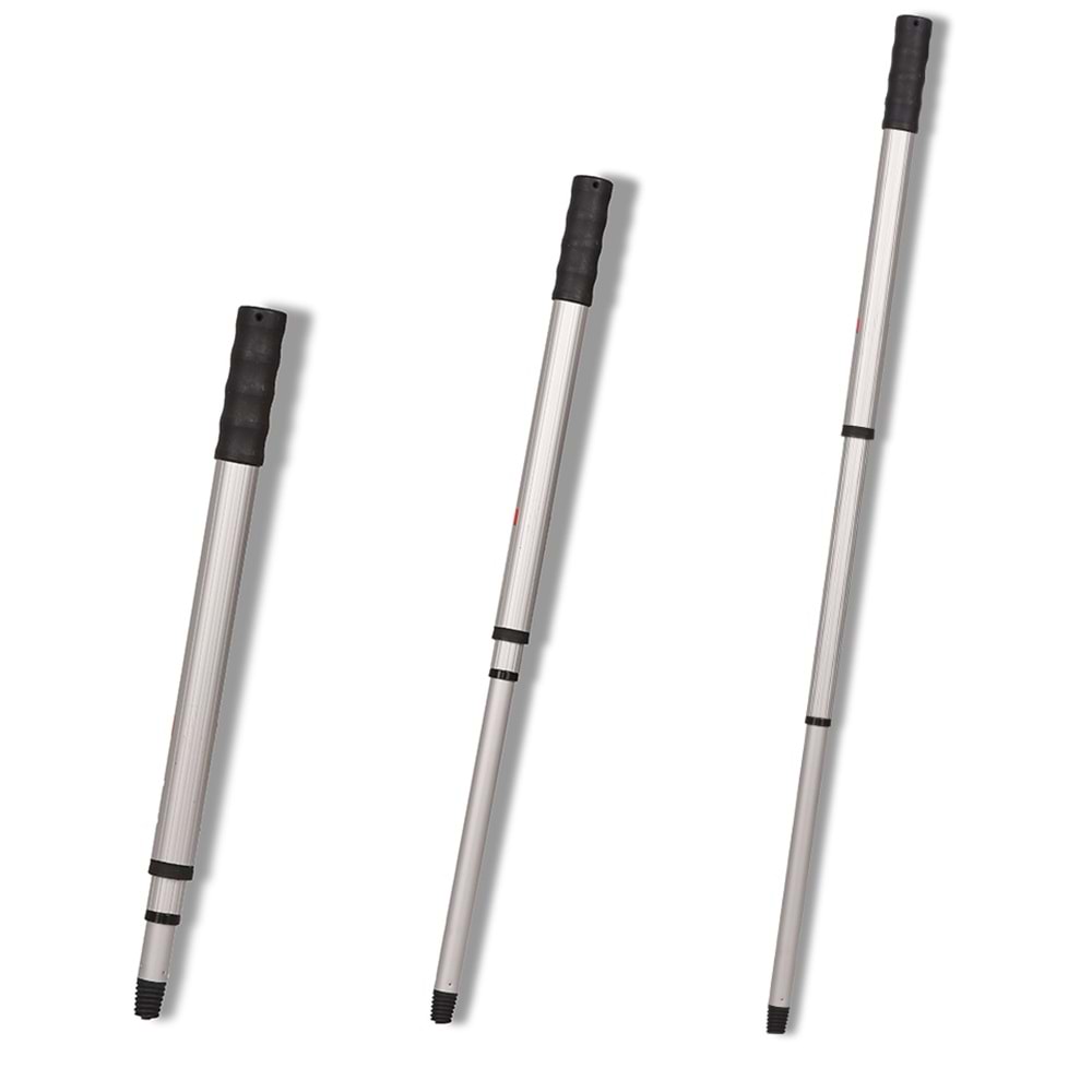 Sırık İzmir Fırça Alüminyum Teleskop Sırık 3 Mt