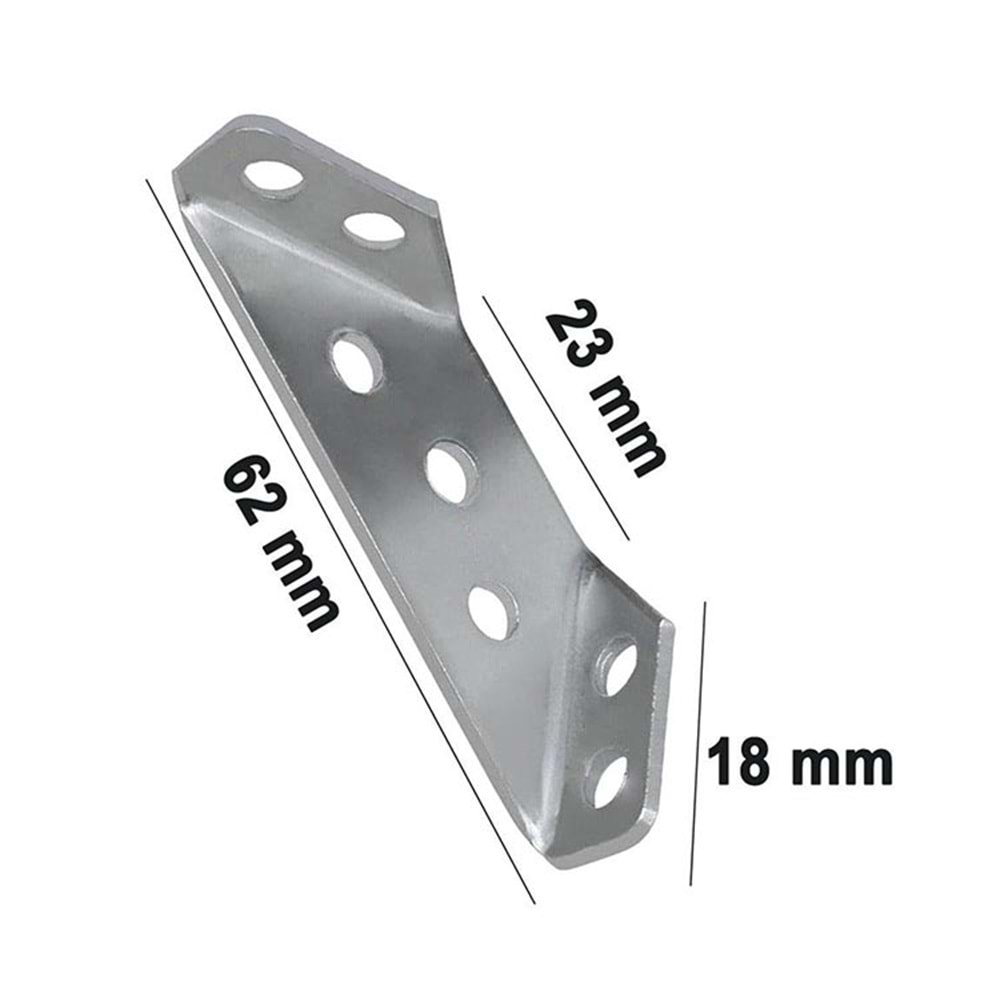 Köşe Bağlantısı Yönsüz Köşe Bağlantısı 63x25x21