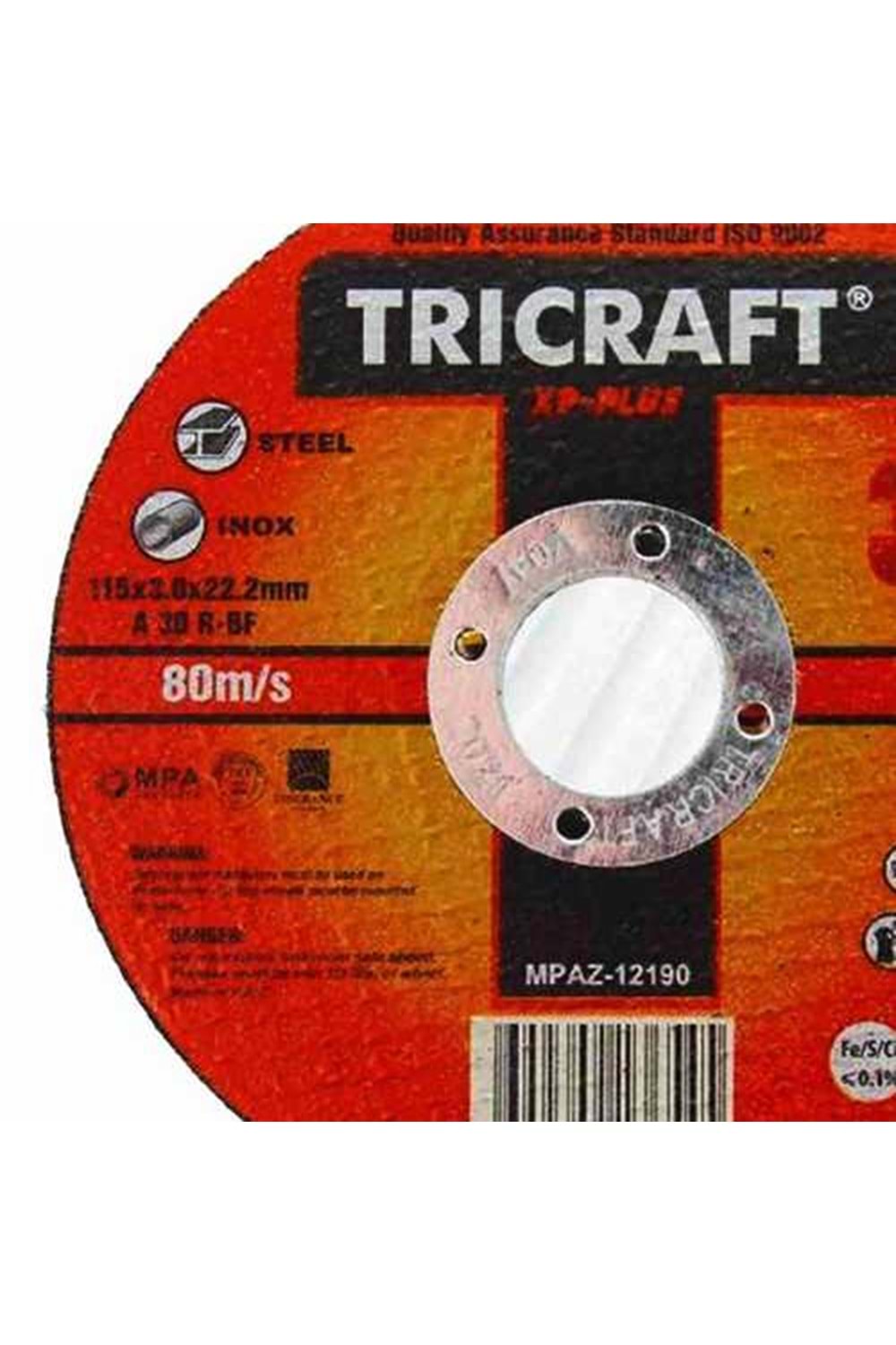 İnox Kesici Taş 180*1Mm Tricraft profesyonel taş