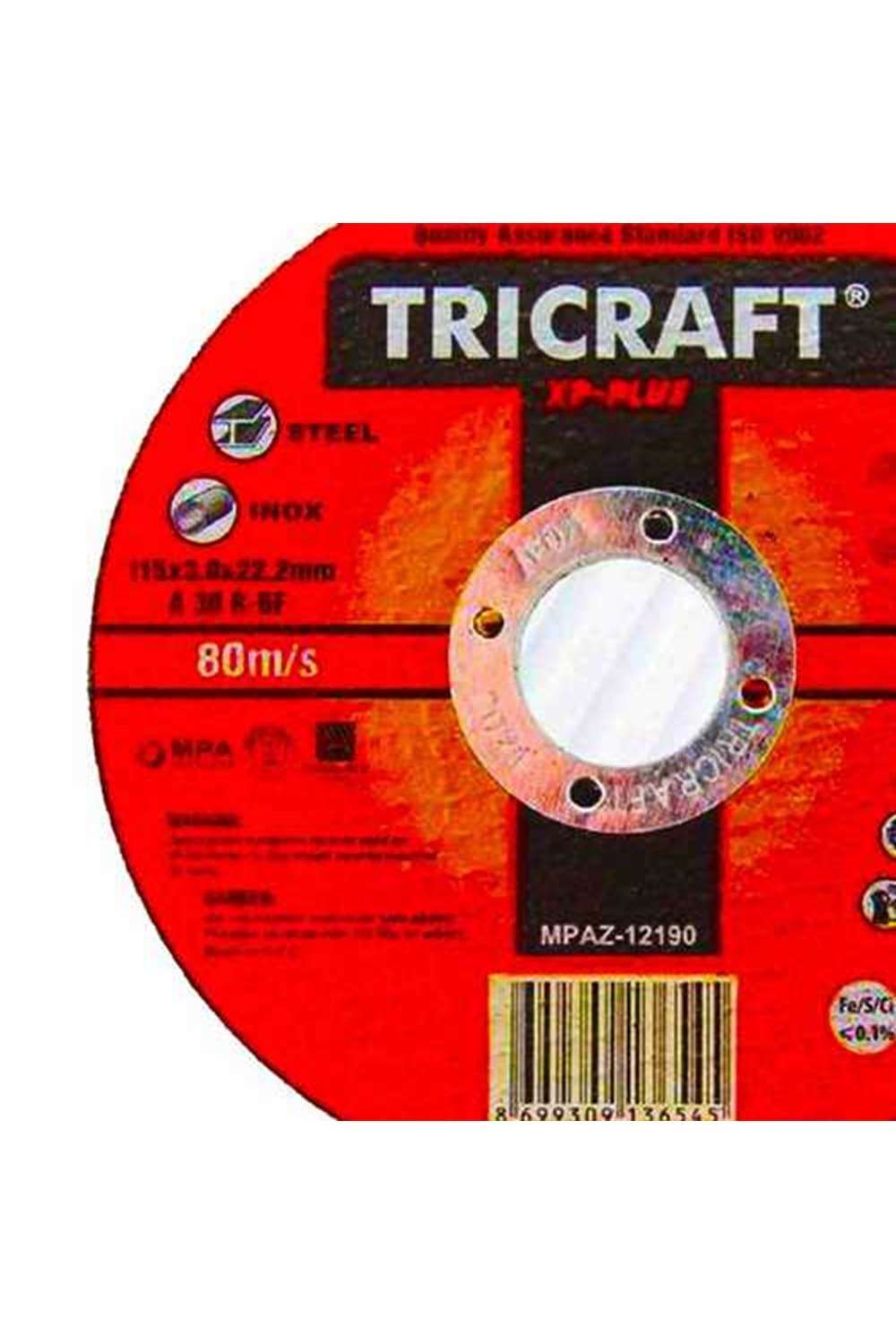 İnox Kesici Taş 230*3 Mm Tricraft profesyonel taş